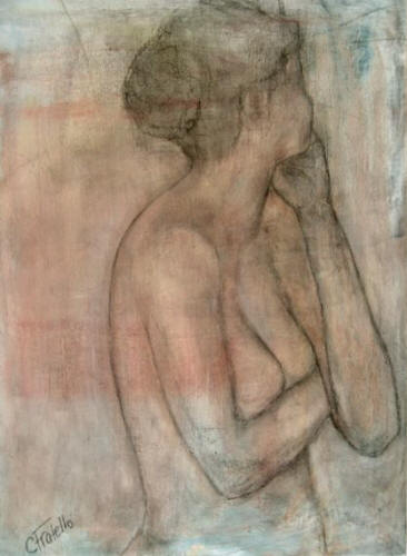 &nbsp;Anticipation Collection: study in posture, oil & charcoal