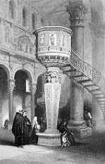 Engraving: Messina, Sicily 